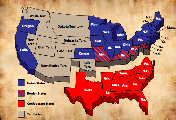 during civil war what was the south called